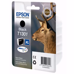 Epson Stag Singlepack Black T1301 DURABrite Ultra Ink