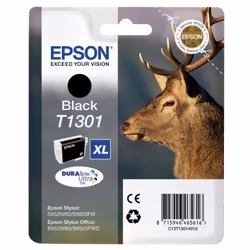 Epson Stag Singlepack Black T1301 DURABrite Ultra Ink, Black, Pigment-based ink, 1 pc(s)