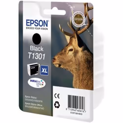 Epson Stag Singlepack Black T1301 DURABrite Ultra Ink