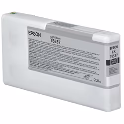 Epson T6537 Light Black Ink Cartridge (200ml), Light black, Pigment-based ink, 200 ml, 1 pc(s)