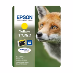 Epson Fox Singlepack Yellow T1284 DURABrite Ultra Ink