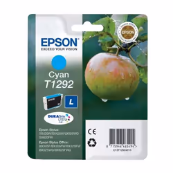 Epson Apple Singlepack Cyan T1292 DURABrite Ultra Ink, Cyan, 1 pc(s)
