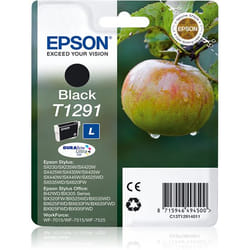 Epson Apple Singlepack Black T1291 DURABrite Ultra Ink