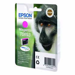 Epson Monkey Singlepack Magenta T0893 DURABrite Ultra Ink