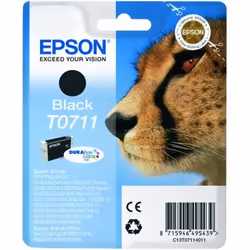 Epson Cheetah Singlepack Black T0711 DURABrite Ultra Ink