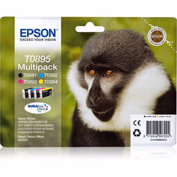 Epson Monkey Multipack 4-colours T0895 DURABrite Ultra Ink, Black, Cyan, Magenta, Yellow, 5.8 ml, 3.5 ml, 1 pc(s), Multi pack