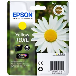 Epson Daisy Singlepack Yellow 18XL Claria Home Ink