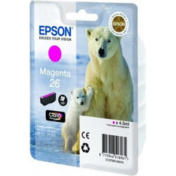 Epson Polar bear Singlepack Magenta 26 Claria Premium Ink