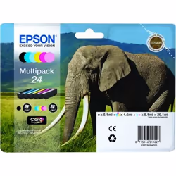 Epson Elephant Multipack 6-colours 24 Claria Photo HD Ink