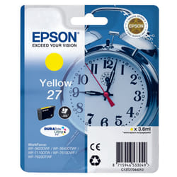 Epson Alarm clock 27 DURABrite Ultra ink cartridge 1 pc(s) Original Yellow