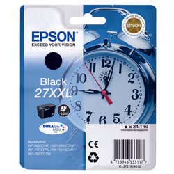 Epson Alarm clock 27XXL DURABrite Ultra, Black, Pigment-based ink, 1 pc(s)