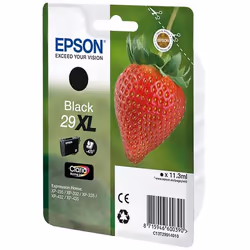Epson Strawberry 29XL K, High (XL) Yield, Black, Pigment-based ink, 11.3 ml, 1 pc(s), 470 pages