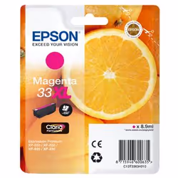 Epson Oranges C13T33634010, Magenta, Pigment-based ink, 8.9 ml, 1 pc(s), 650 pages