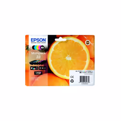 Epson C13T33374010 (33) Ink cartridge multi pack, 6,4ml+4x4,5ml, Pack qty 5