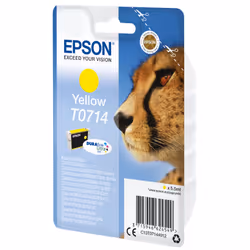 Epson Singlepack Yellow T0714 DURABrite Ultra Ink