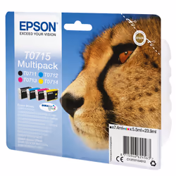 Epson Multipack 4-colours T0715 DURABrite Ultra Ink