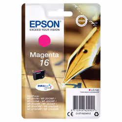 Epson Pen and crossword Singlepack Magenta 16 DURABrite Ultra Ink, Magenta, Pigment-based ink, 3.1 ml, 1 pc(s), 165 pages