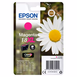 Epson Daisy Singlepack Magenta 18XL Claria Home Ink, Magenta, Pigment-based ink, 6.6 ml, 1 pc(s), 450 pages