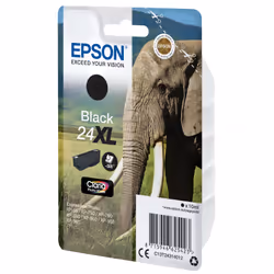 Epson Elephant Singlepack Black 24XL Claria Photo HD Ink - Additional view 2
