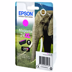 Epson Elephant Singlepack Magenta 24XL Claria Photo HD Ink - Additional view 4