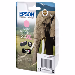 Epson Elephant Singlepack Light Magenta 24XL Claria Photo HD Ink