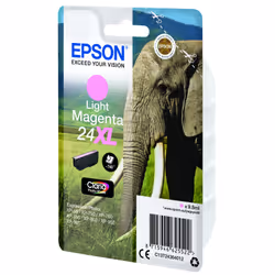 Epson Elephant Singlepack Light Magenta 24XL Claria Photo HD Ink - Additional view 4