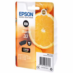 Epson Oranges Singlepack Photo Black 33 Claria Premium Ink - Additional view 2