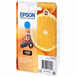 Epson Oranges Singlepack Cyan 33 Claria Premium Ink - Additional view 2