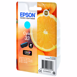 Epson Oranges Singlepack Cyan 33 Claria Premium Ink - Additional view 4