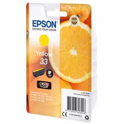 Epson Oranges Singlepack Yellow 33 Claria Premium Ink - Additional view 2