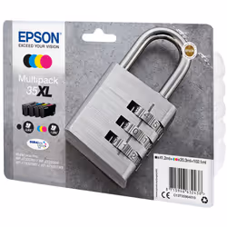 Epson Padlock Multipack 4-colours 35XL DURABrite Ultra Ink - Additional view 2