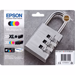 Epson Padlock C13T35994010, High (XL) Yield, Black, Cyan, Magenta, Yellow, Pigment-based ink, 41.2 ml, 27.3 ml, 1 pc(s)