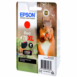 Epson Squirrel Singlepack Red 478XL Claria Photo HD Ink - Additional view 4