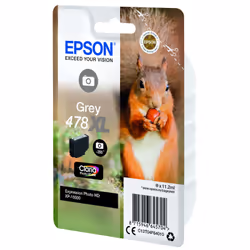 Epson Squirrel Singlepack Grey 478XL Claria Photo HD Ink - Additional view 4