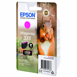 Epson Squirrel Singlepack Magenta 378 Claria Photo HD Ink - Additional view 2