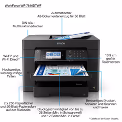 Epson WorkForce Pro WF-7840DTWF Inkjet A3 4800 x 2400 DPI Wi-Fi - Additional view 4