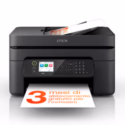 Epson WorkForce WF-2950DWF, Inkjet, Colour printing, 5760 x 1440 DPI, Colour copying, A4, Black