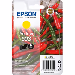 Epson 503, Standard Yield, Yellow, 3.3 ml, 1 pc(s), Single pack