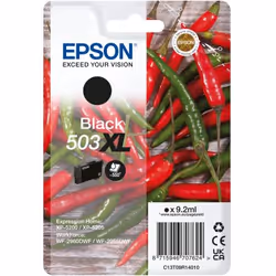 Epson 503XL, High (XL) Yield, Black, 9.2 ml, 1 pc(s), Single pack