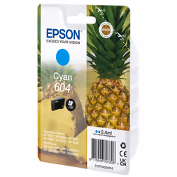 Epson 604, Standard Yield, Cyan, 2.4 ml, 1 pc(s), Single pack