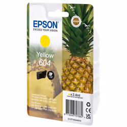Epson 604, Standard Yield, Yellow, 2.4 ml, 1 pc(s), Single pack