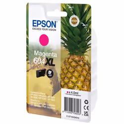 Epson 604XL, High (XL) Yield, Magenta, 2.4 ml, 1 pc(s), Single pack