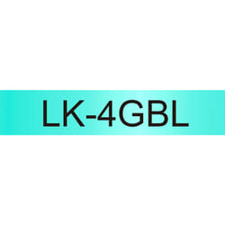Epson LK-4GBL label-making tape Black on green