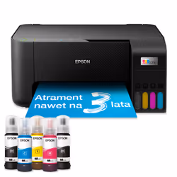 Epson EcoTank L3270, Inkjet, Colour printing, 5760 x 1440 DPI, A4, Direct printing, Black