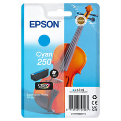 Epson 250 Violin Claria Photo HD ink cartridge 1 pc(s) Original Cyan