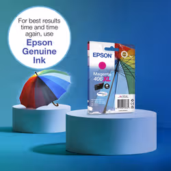 Epson Singlepack Magenta 406XL Umbrella DURABrite Ultra Ink - Additional view 3