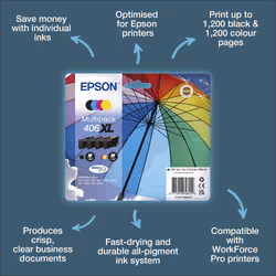 Epson Multipack 4-colour 406XL Umbrella DURABrite Ultra Ink - Additional view 4