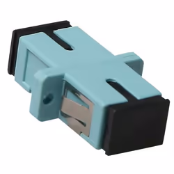 ACT Fiber optic SC-SC simplex adapter OM3, SC/SC, Aqua colour, Zirconia ceramic, 1 pc(s)