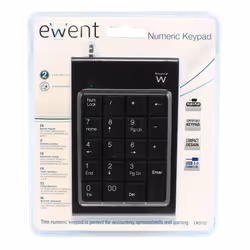 Ewent EW3102 numeric keypad PC/Server USB Black
