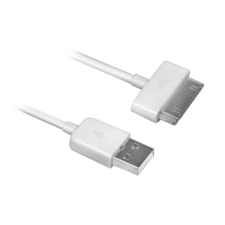 Ewent EW9903 mobile phone cable White 1.5 m USB A Apple 30-pin